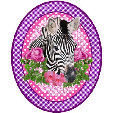 Strijkapplicatie Zebra Strijkapplicatie Zebra